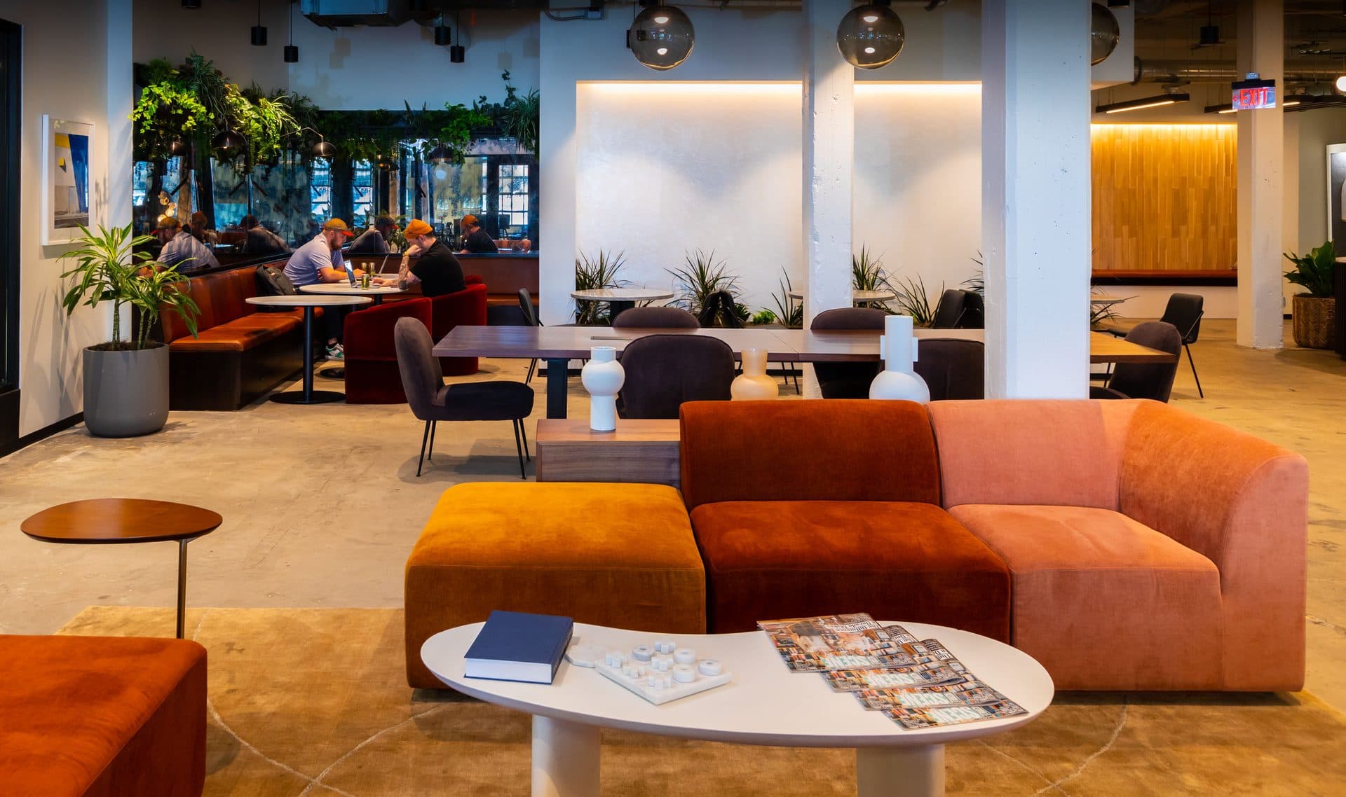 Lounge area at 560 Flex coworking, Nashville