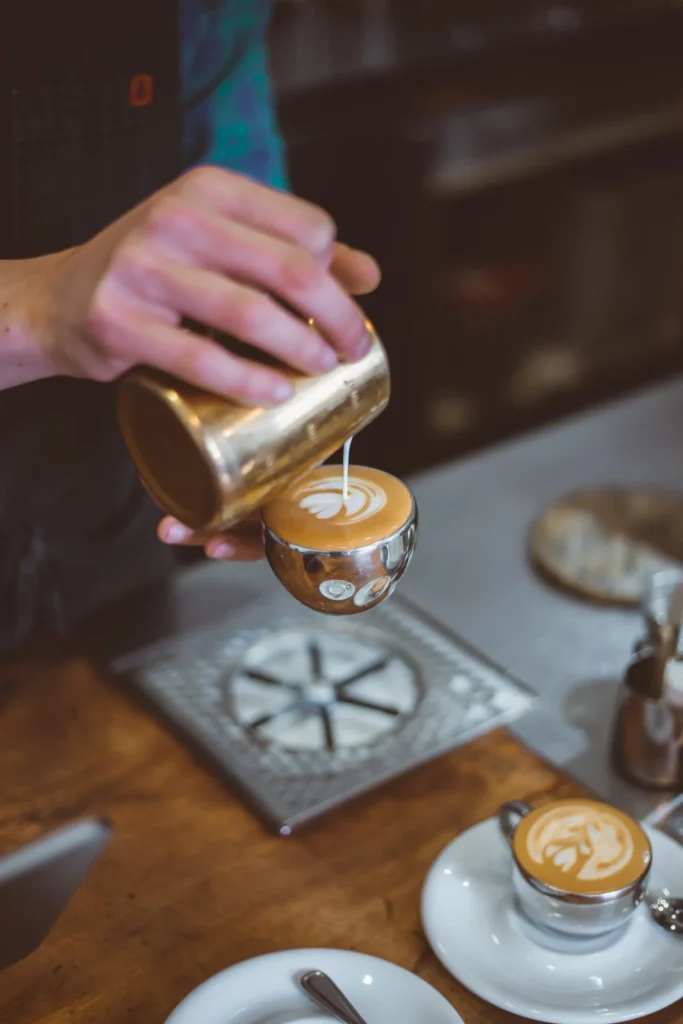 On-site coffee shop at historic Cummins Station, Nashville