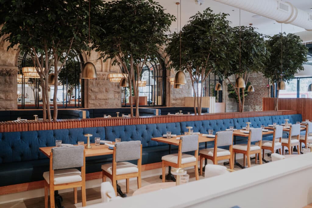 Interior of The Finch restaurant, Cummins Station Nashville